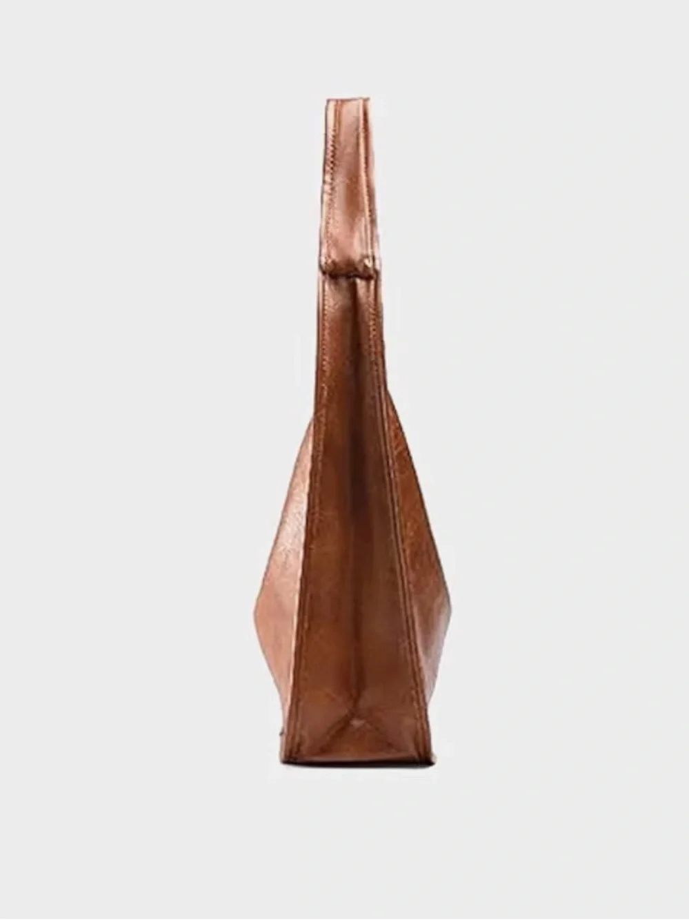 Newbella Brown Hobo Shoulder Bag – Classic PU Leather Tote